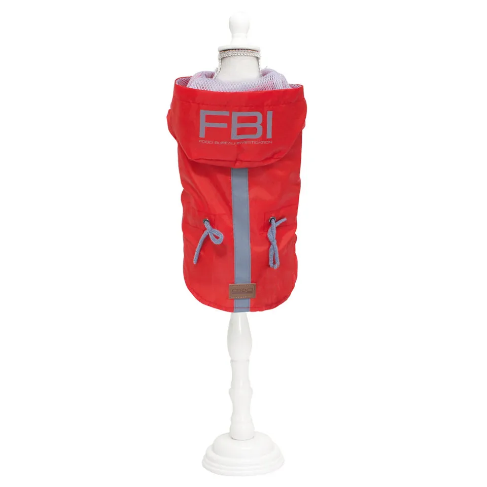 croci-vancouver-fbi-manteau-chien-rouge-40-cm image 1