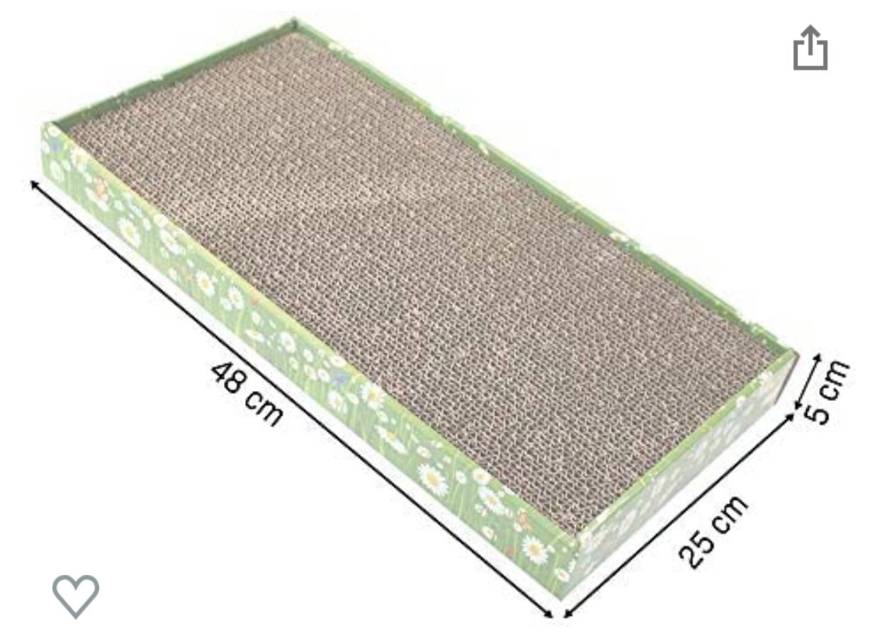 croci-griffoir-chat-carton-cataire-48x25-5x5-cm image 5