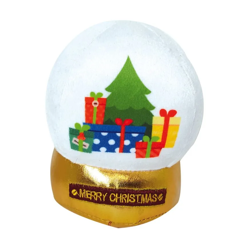 croci-xmas-snowball-jouet-chat-peluche-herbe-12-cm image 1