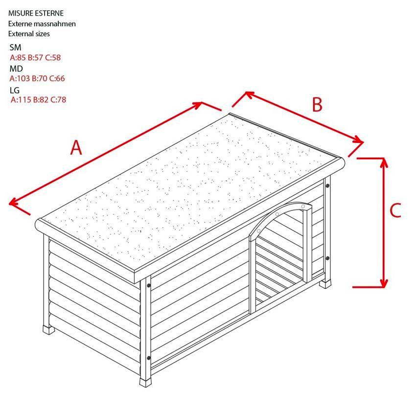 croci-shelter-niche-bois-ext-rieur-103x70x66-cm image 2