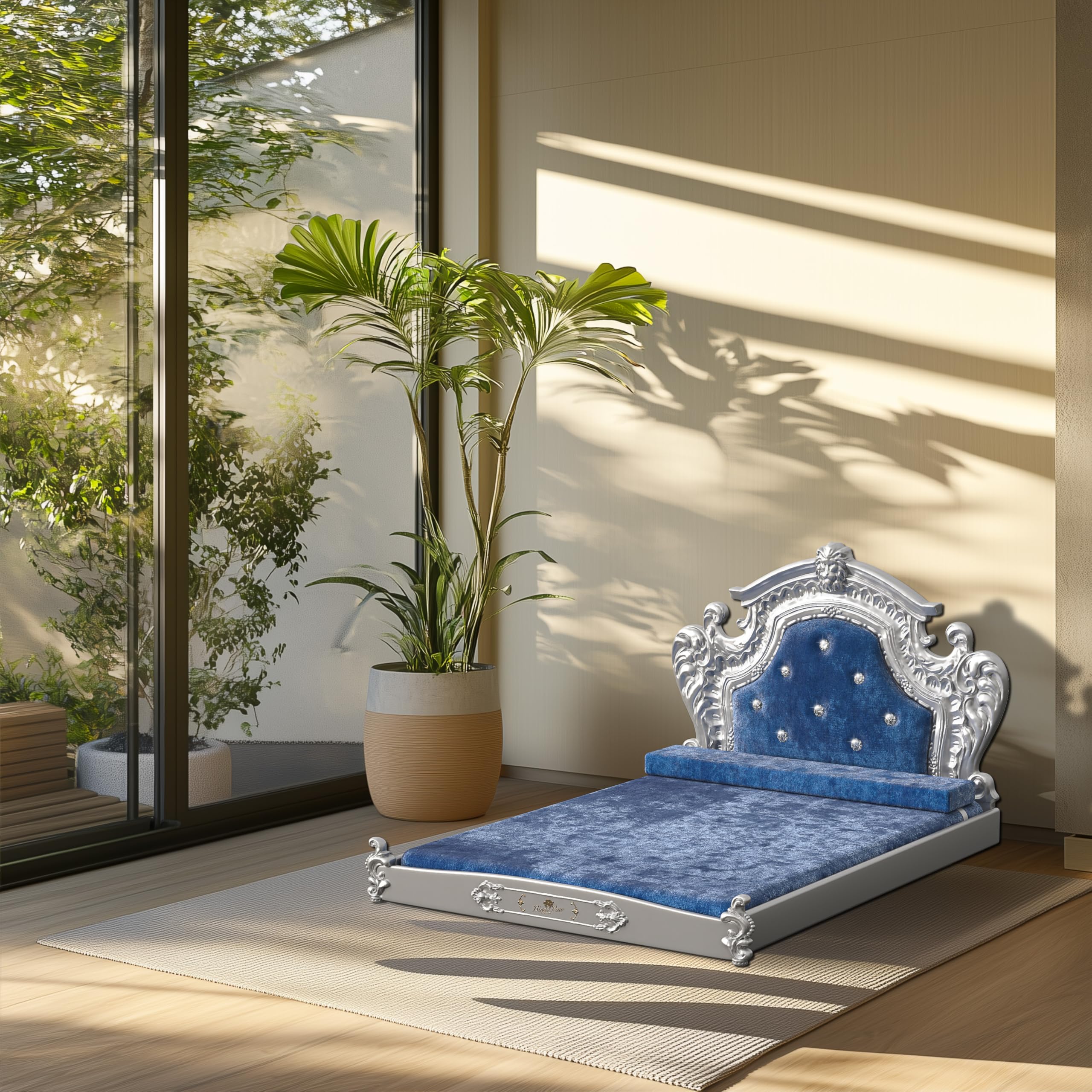 bingopaw-pet-sofa-canap-chien-baroque-bleu-l-95-5-cm image 4
