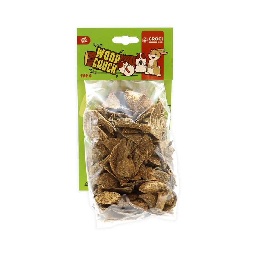 croci-woodchuck-chips-snack-lapin-rongeurs-naturel-100-g image 2