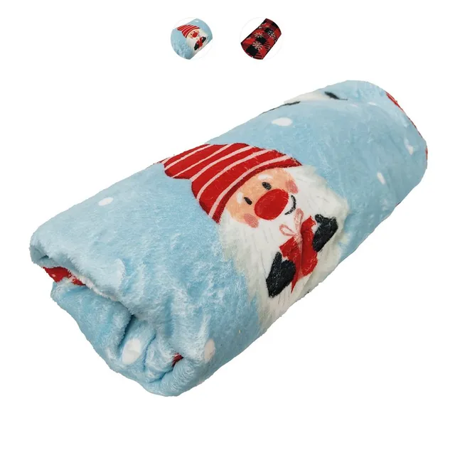 croci-christmas-couverture-chat-rouge-100x70-peluche image 1