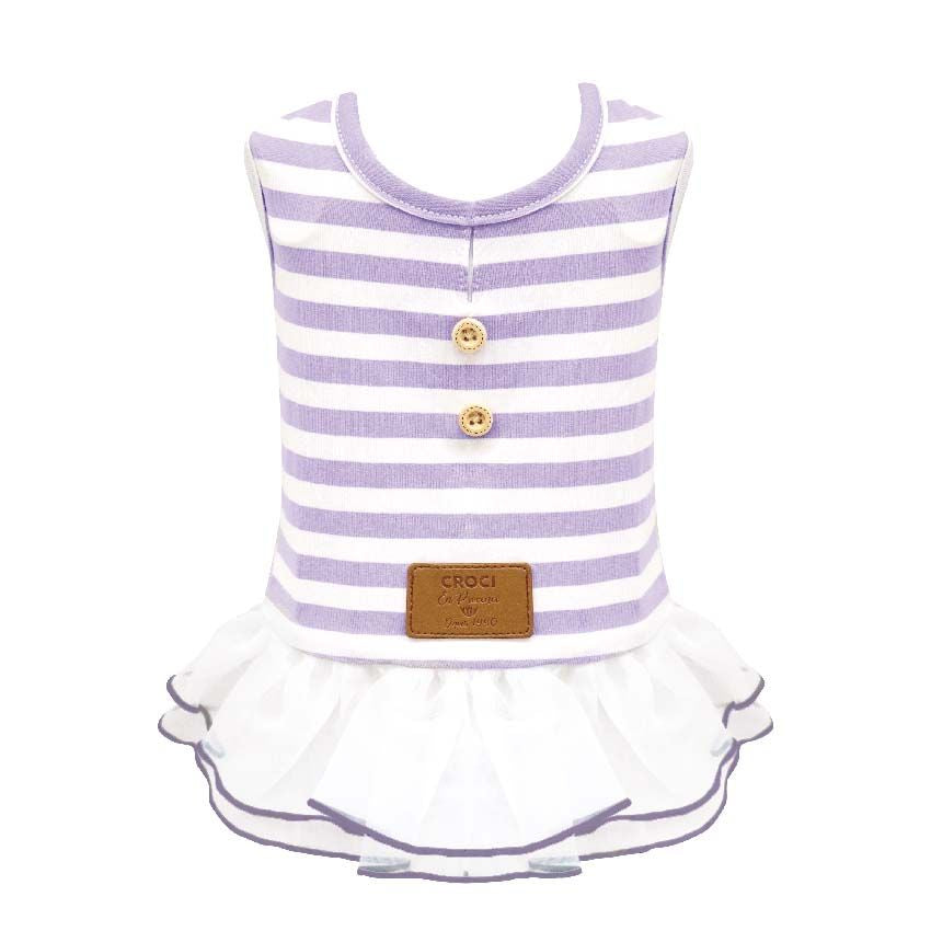 croci-provence-robe-pour-chien-lilas-45-cm-lastique image 1