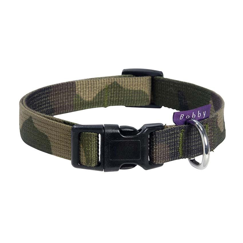 croci-bobby-camouflage-collier-chien-nylon-gris-25-40-cm image 2