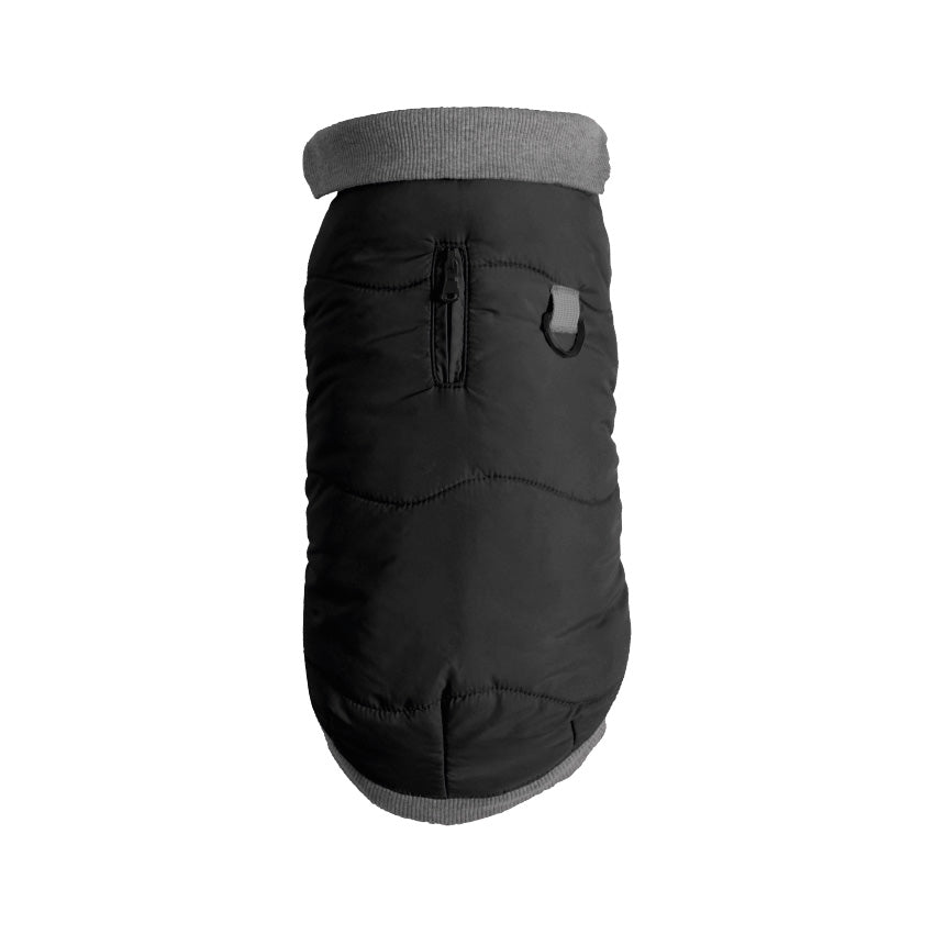 croci-manteau-contraste-manteau-chien-noir-m-40-cm image 4