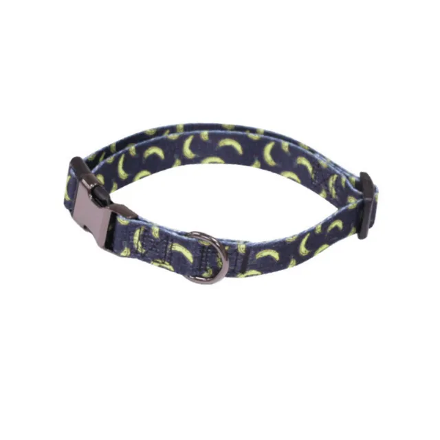 croci-banana-collier-chien-nylon-motif-banane-taille-m image 1