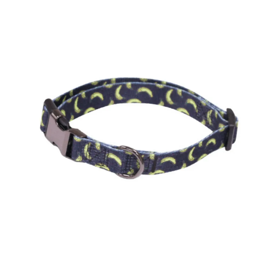 croci-banana-collier-chien-nylon-motif-banane-taille-m image 1