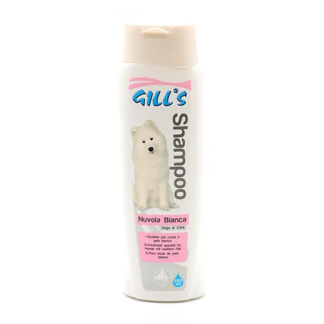croci-gill-s-nuvola-bianca-shampooing-chien-200-ml-poils-blancs image 1
