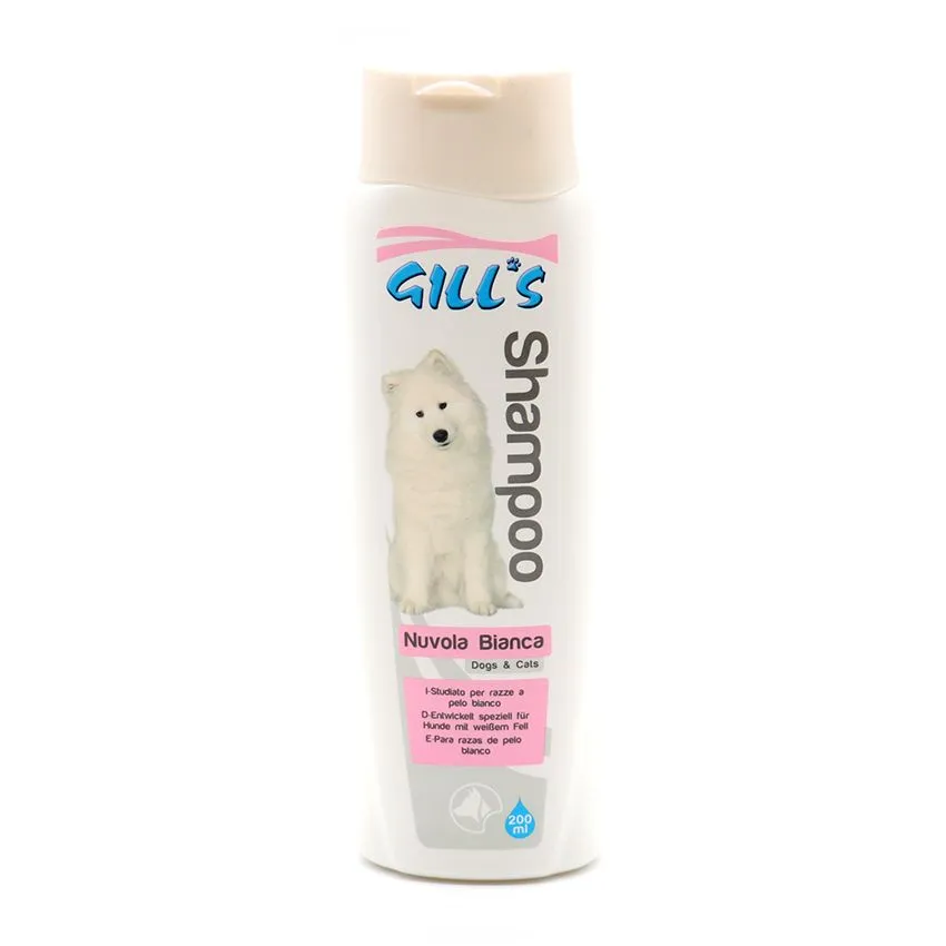 croci-gill-s-nuvola-bianca-shampooing-chien-200-ml-poils-blancs image 1