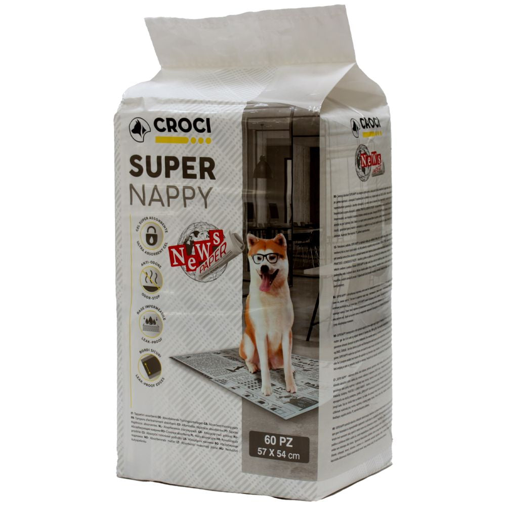 croci-super-nappy-tapis-chien-journal-57x54-cm-30-pi-ces image 7
