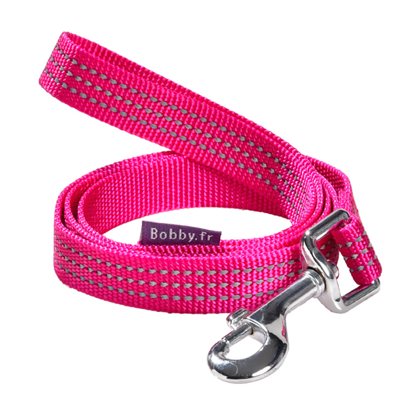 croci-bobby-safe-laisse-nylon-chien-noire-s-m-r-glable image 3