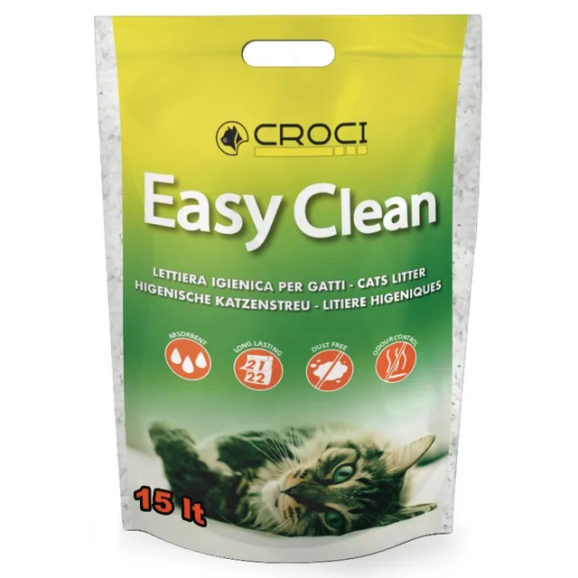 croci-easy-clean-liti-re-silice-chat-neutre-7-5-l image 1