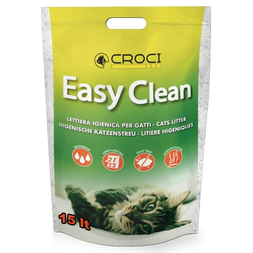 croci-easy-clean-liti-re-silice-chat-neutre-7-5-l image 1