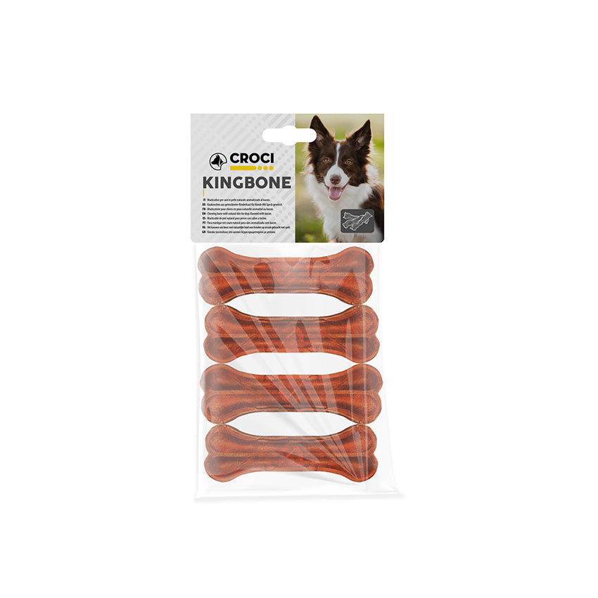 croci-king-bone-bacon-os-chien-cuir-10-cm-lot-4-pi-ces image 4