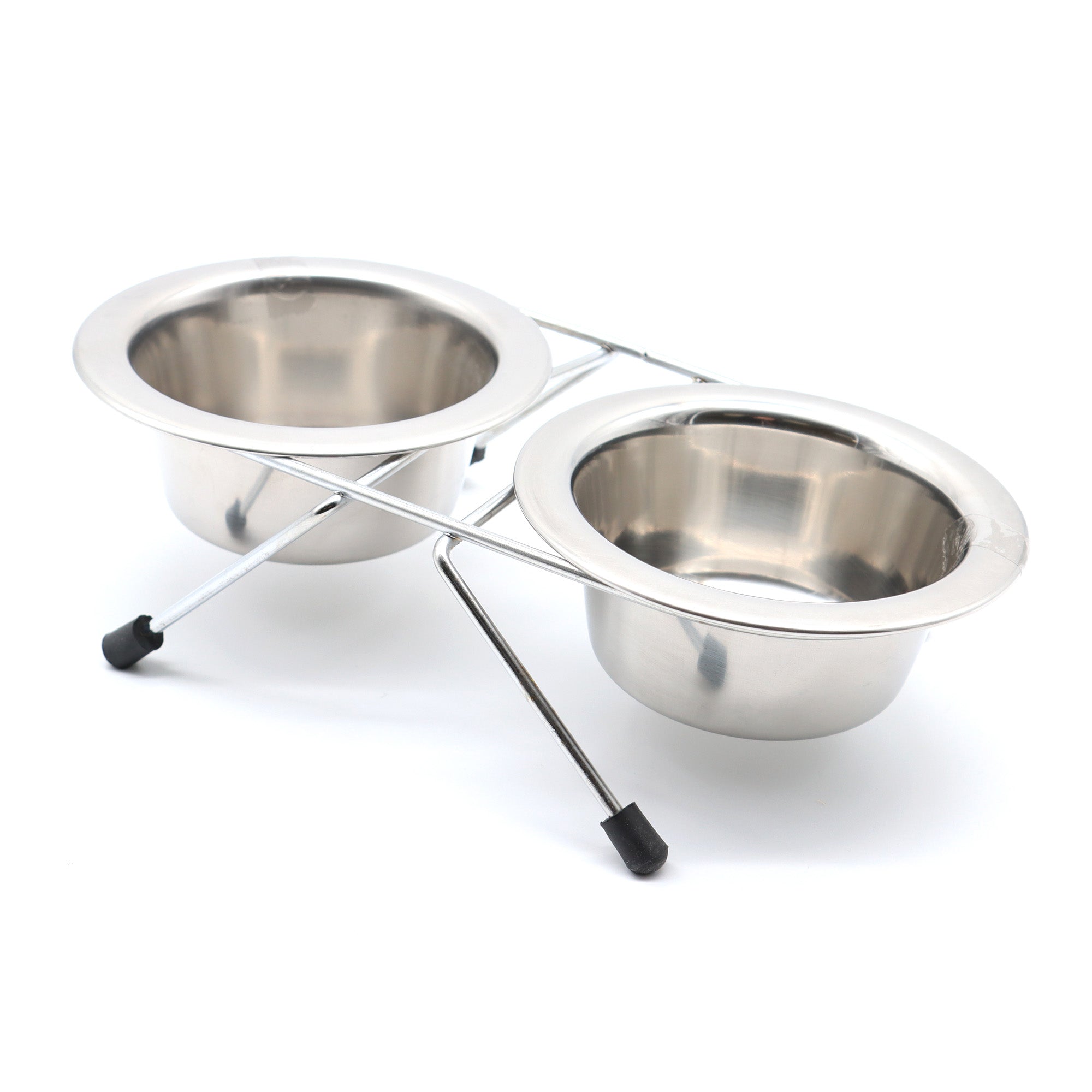 croci-dos-gamelle-inox-sur-support-470-ml-lot-de-2 image 2