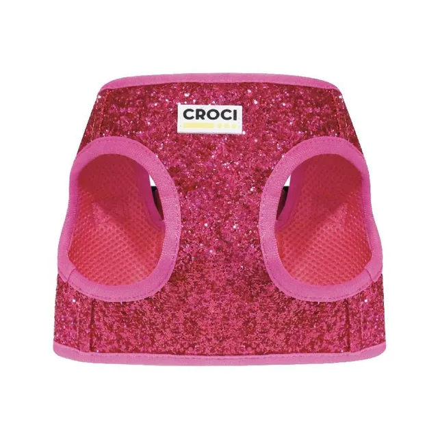croci-sparkling-candy-harnais-chien-bleu-42-55-cm image 1