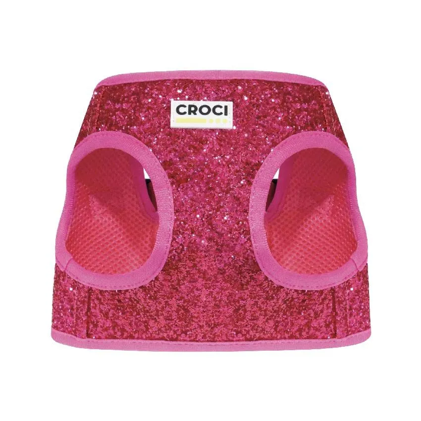 croci-sparkling-candy-harnais-chien-bleu-42-55-cm image 1