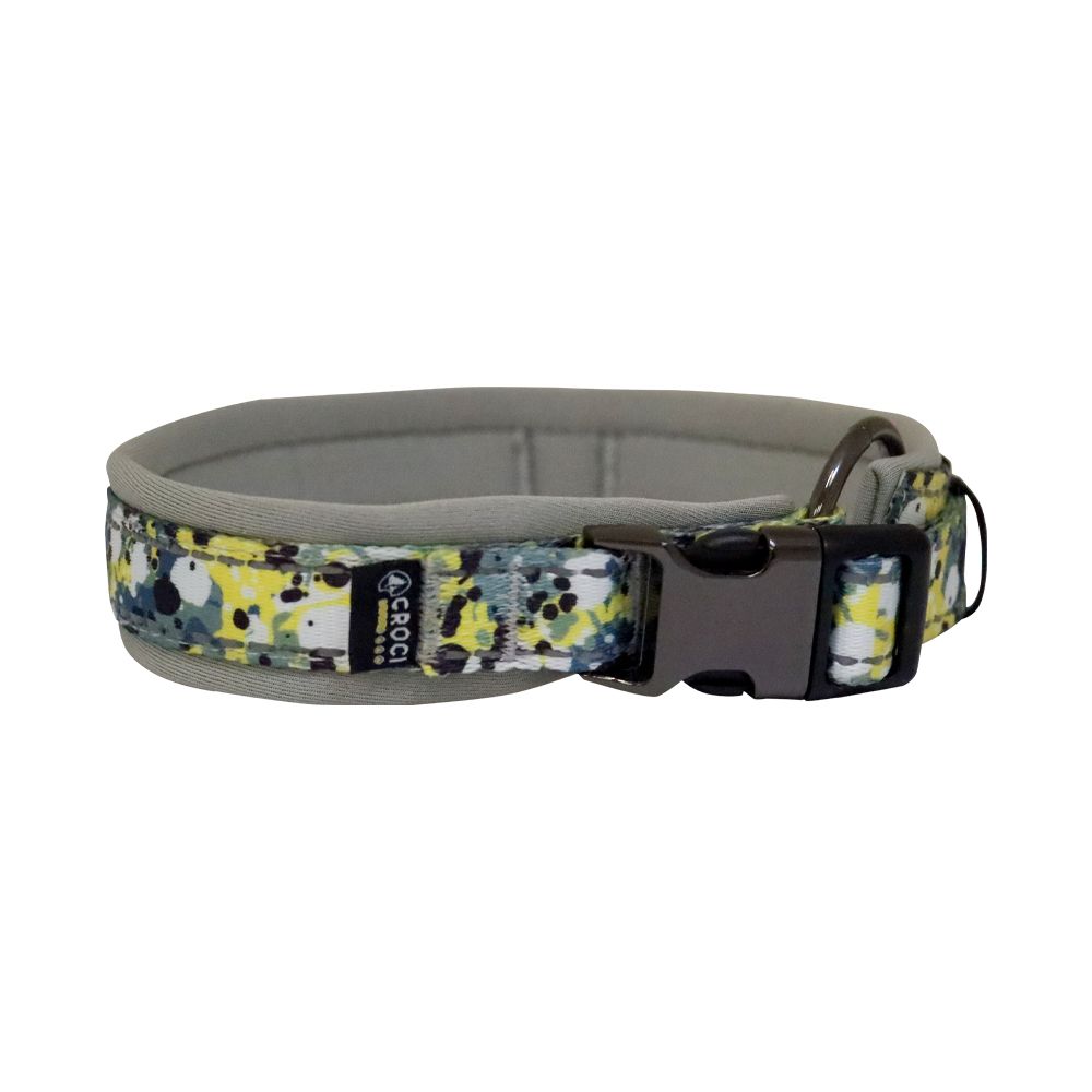 croci-hiking-collier-chien-nylon-army-40-50-cm-rembourr image 4