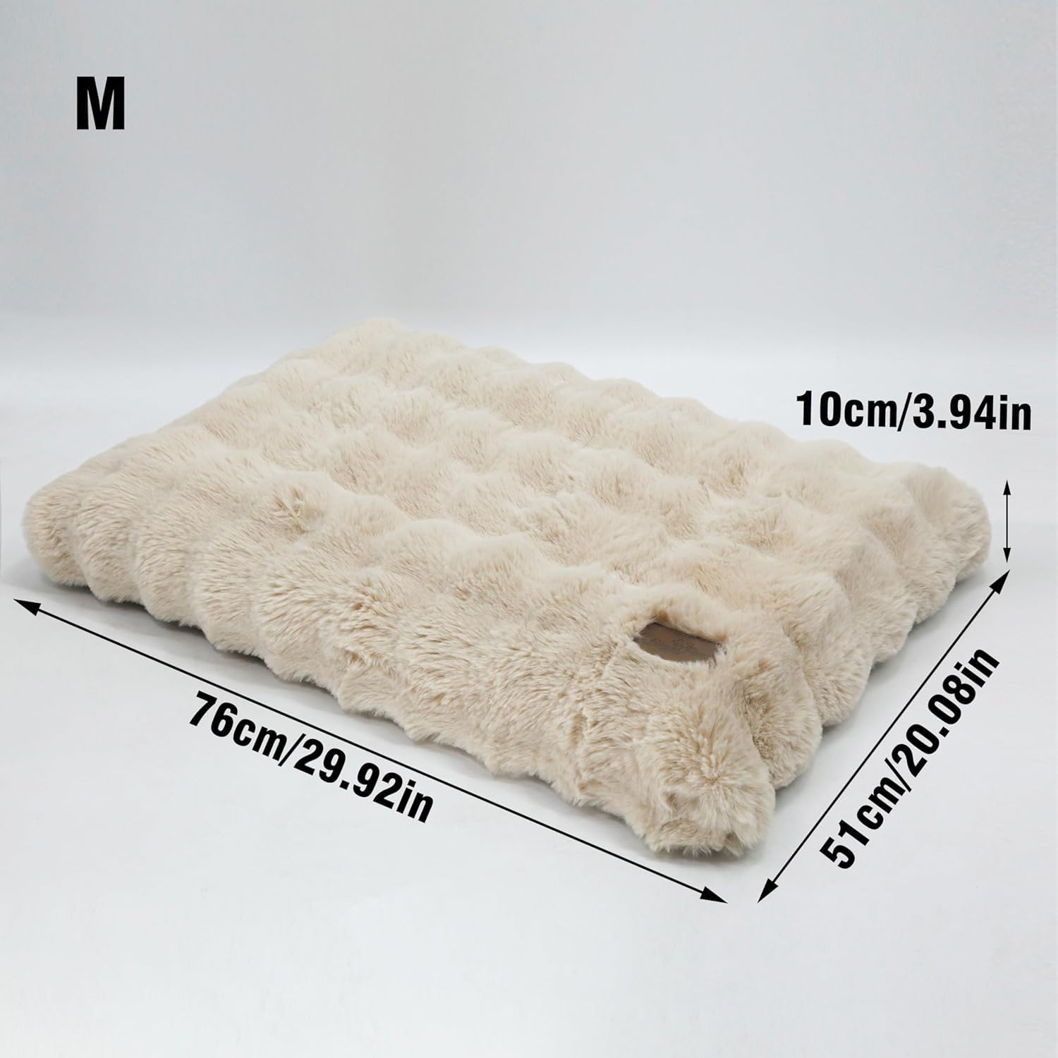 bingopaw-dog-bed-panier-chien-l-76x51x10-cm-beige-d-houssable image 2