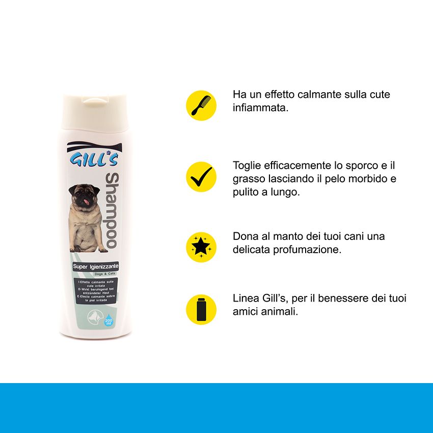 croci-gill-s-shampooing-chien-assainissant-apaisant-200-ml image 2