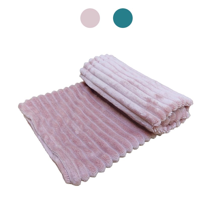 croci-supersoft-hyg-couverture-chien-rose-100x70-cm image 1