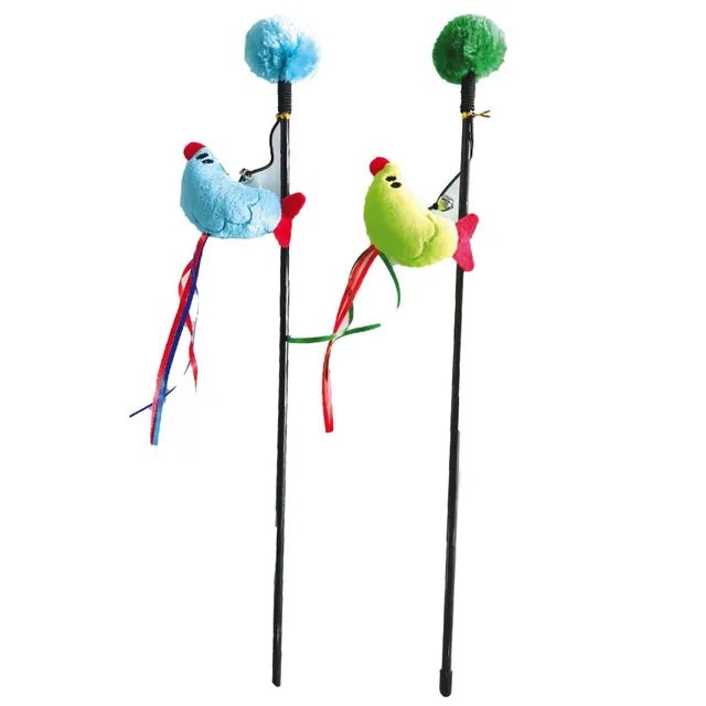 croci-canne-oiseau-jouet-chat-plumet-assorti image 1