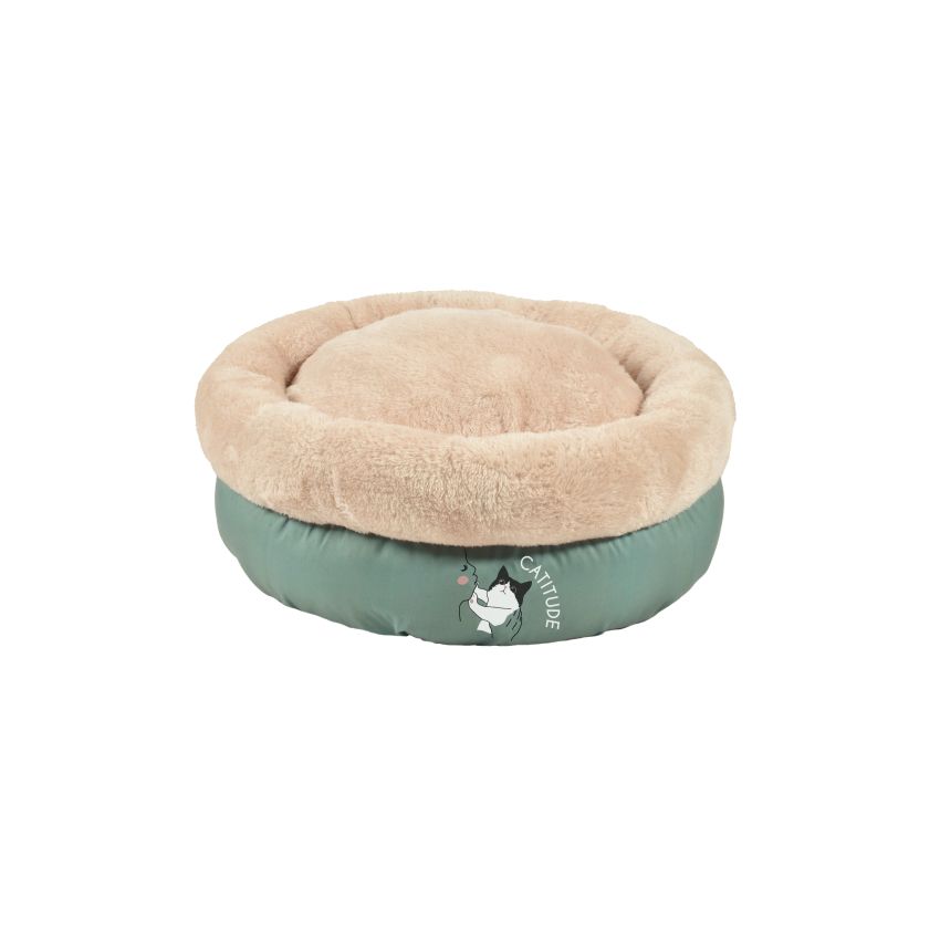 croci-bobby-tea-party-nest-niche-ronde-chien-45-cm-orange image 4