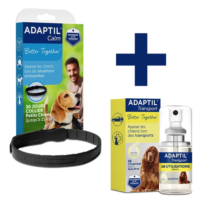 adaptil-routines-voyage-petits-chiens-collier-spray image 1