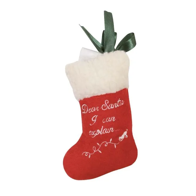 croci-christmas-jouet-chat-chaussette-peluche-cataire-15-cm image 1