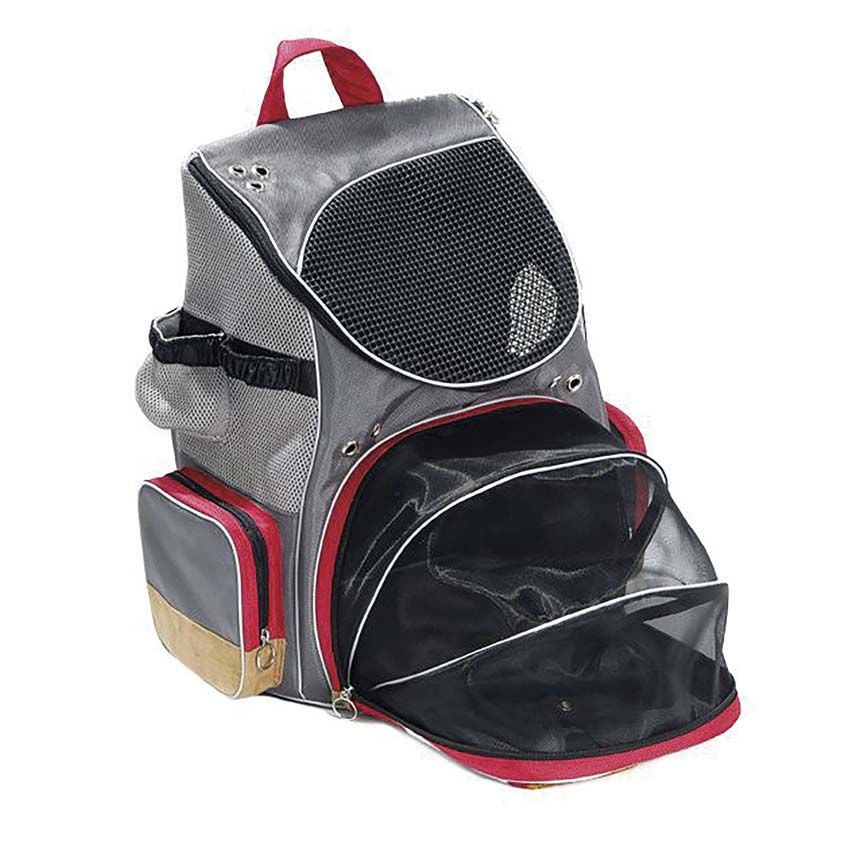 croci-dune-sac-dos-transport-chien-gris-8-kg-max image 2