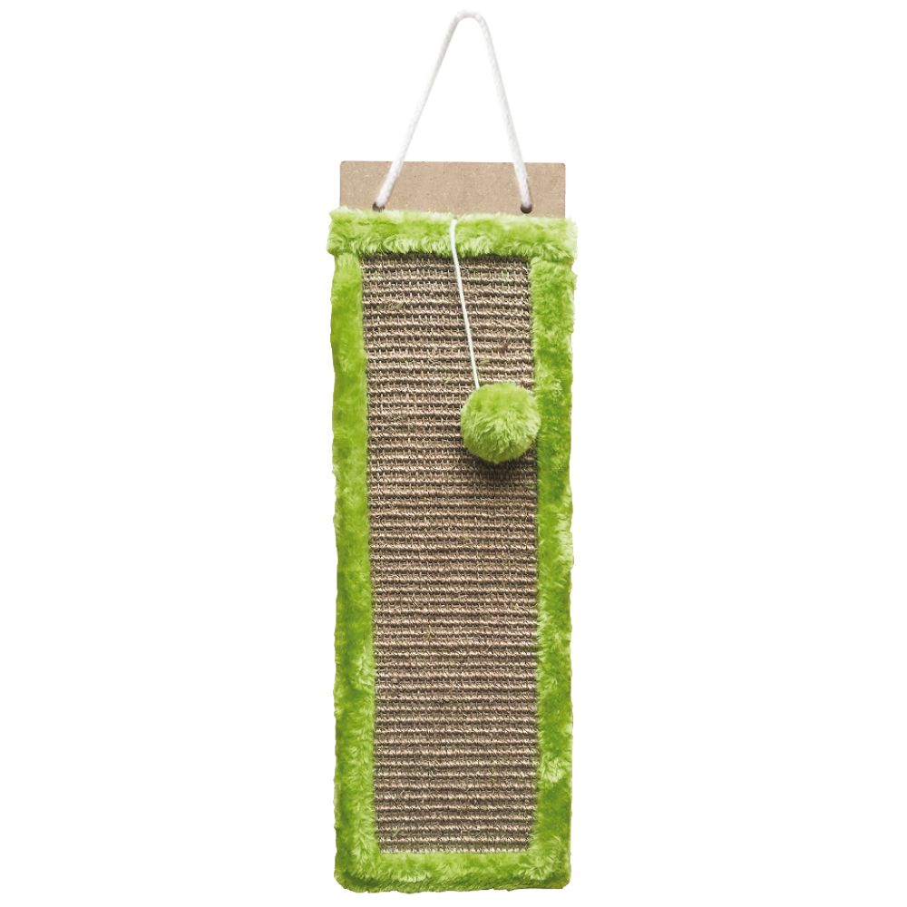 croci-griffoir-chat-mural-tablette-sisal-avec-balle image 1