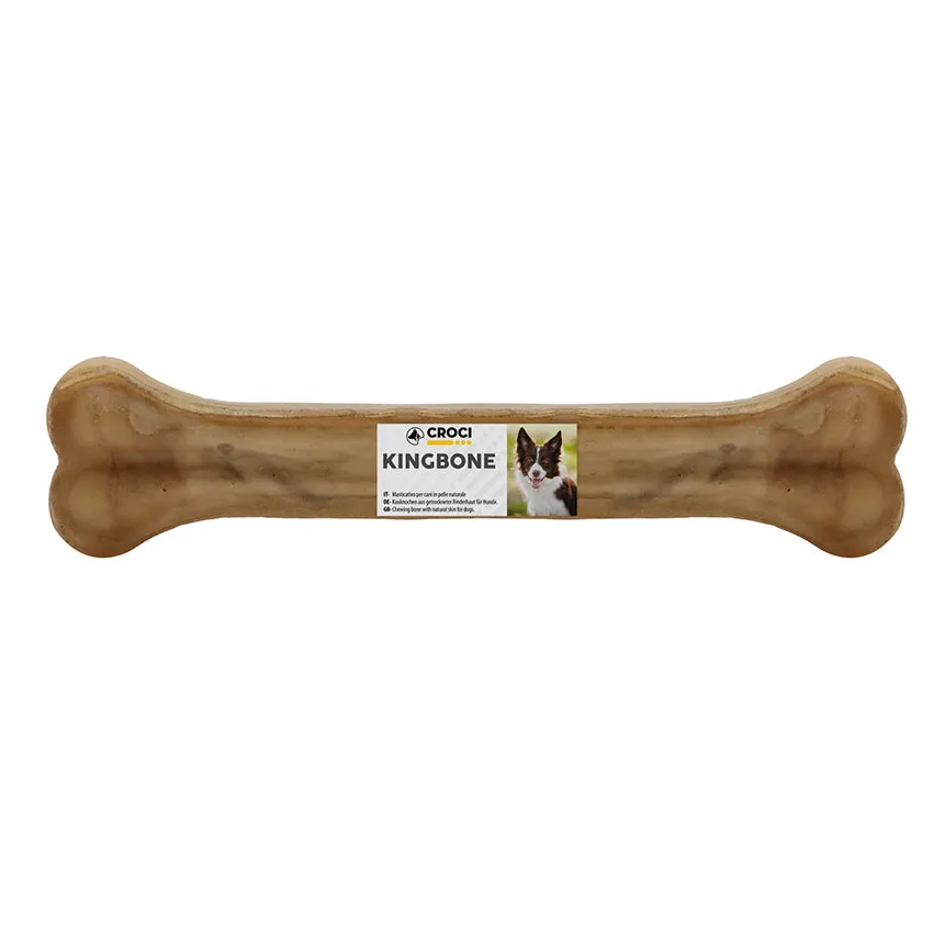 croci-king-bone-os-chien-peau-b-uf-15-cm-100-g image 1